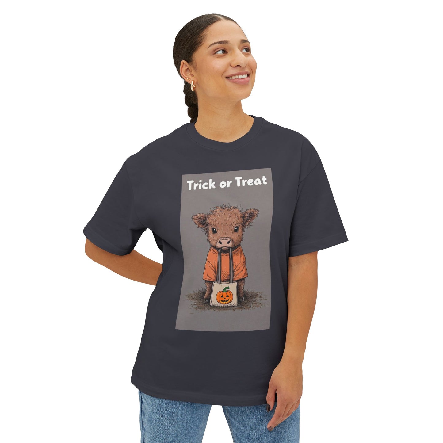 Cute Calf Trick-or-Treating Halloween Shirt