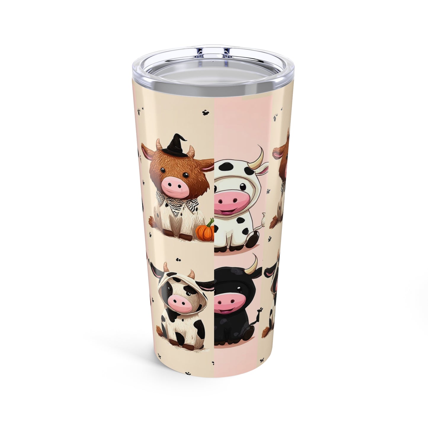 Tumbler 20oz Cute Cows in Costumes Drinkware