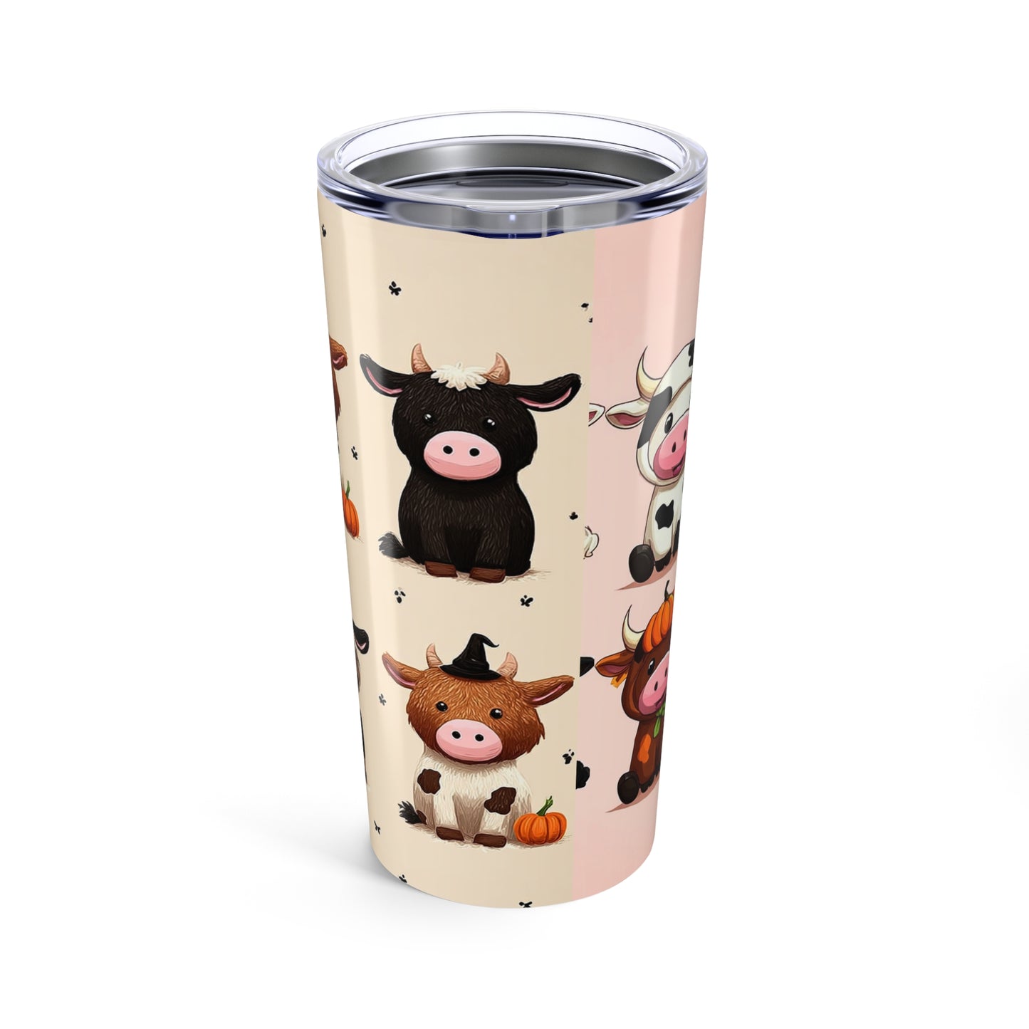 Tumbler 20oz Cute Cows in Costumes  Drinkware
